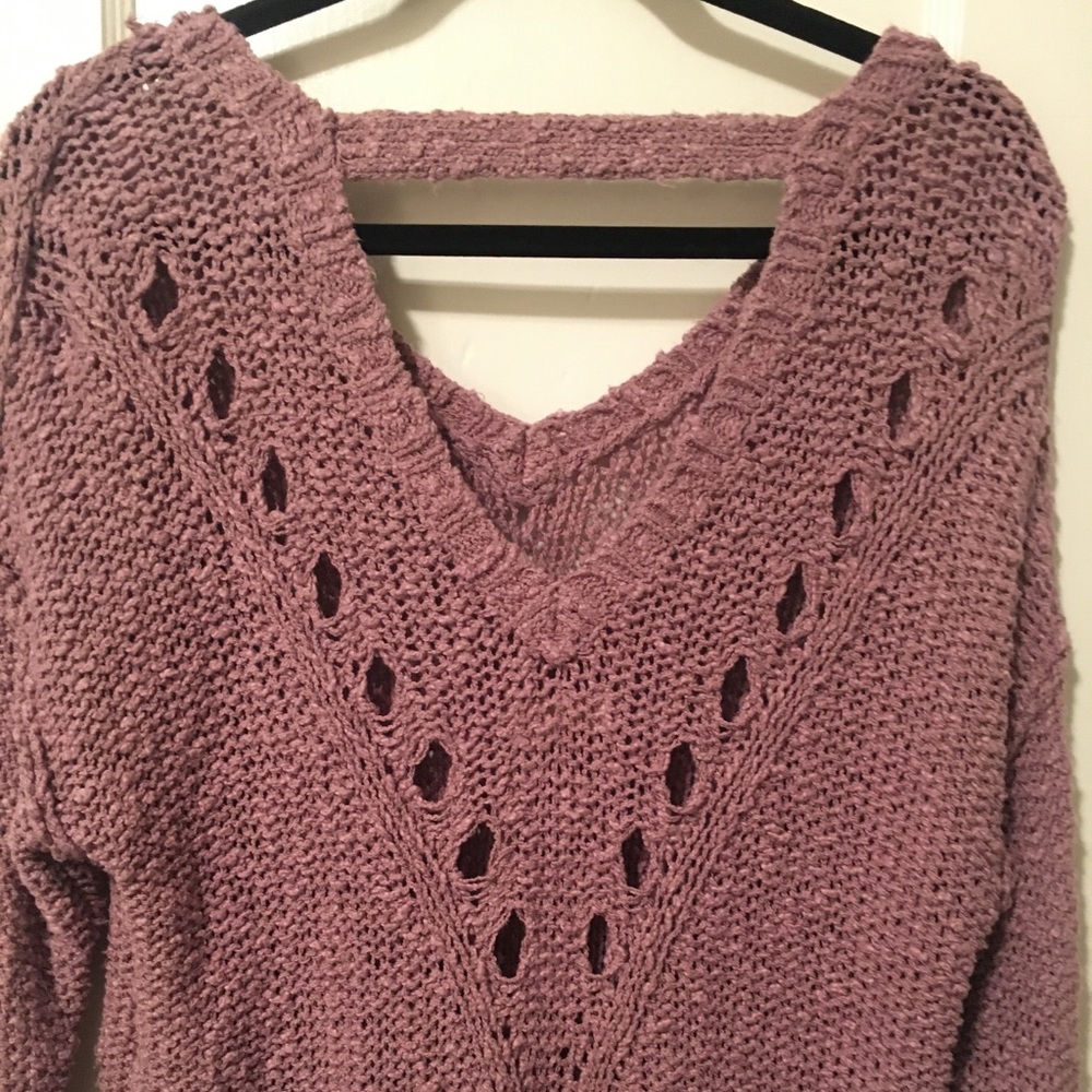 Hollister purple sweater